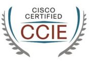 Cisco Certified Internetwork Expert (CCIE) logo featuring the text "Cisco Certified CCIE" with a laurel wreath design.