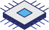 Computer chip icon
