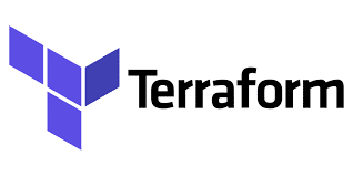 Terraform company logo featuring a geometric purple cube next to the brand name.